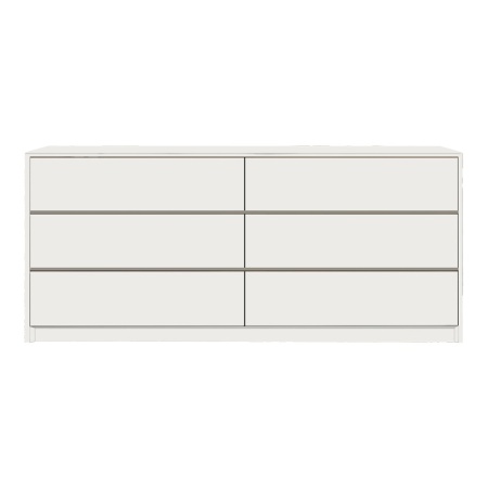 Гардероб с чекмеджета Kuanger Pako Pako World White 120x40x70 cm