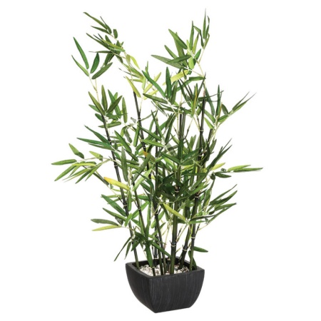 Изкуствено растение в саксия Green 14564 Черно/Зелено 43x34x67см