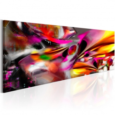 Картина - Огнена експресия 150x50 см