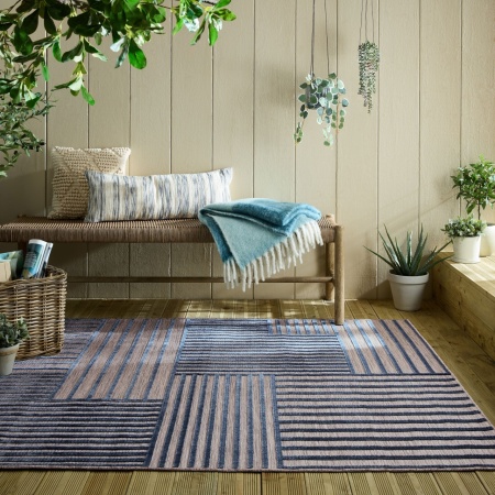 Килим за площ Vigo Blocks Blue 200X290 cm, Flair Rugs