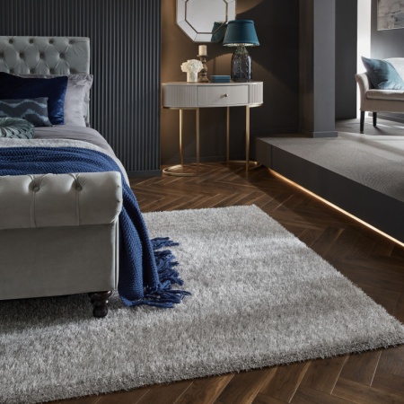 Килим от велур светлосив 160X230 см, Flair Rugs