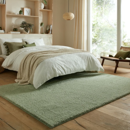 Килим Fluffy пране Зелен салвия 120X170 см, Flair Rugs