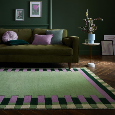 Килим Lois Scallop Kai Kai Wool Pink 120X170 cm, Flair Rugs