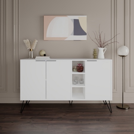 Конзола Клара Бяла 142x83x35.6 см
