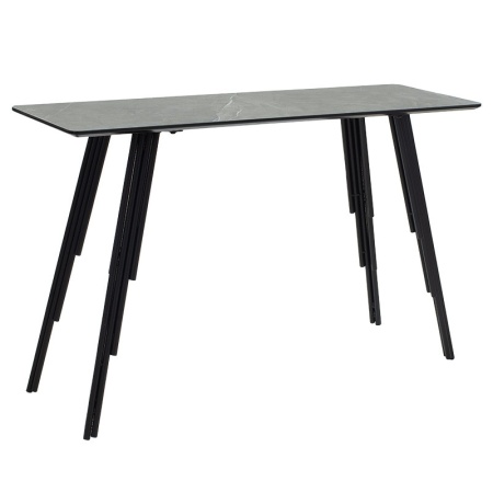 Конзола Lifo МДФ тъмен сив бетон - черен 120x40x75см