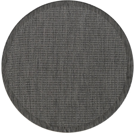 Кръгъл килим Giza Black 160x160 cm