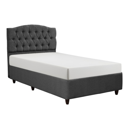 Легло за 1 лице Lanse Pako World Lanse Pako World Dark grey 120x200200x10 cm