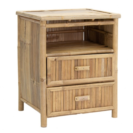 Нощно шкафче Ofra Bamboo 56x46x69 см
