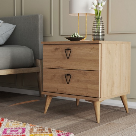 Нощно шкафче Versa-Ce Oak