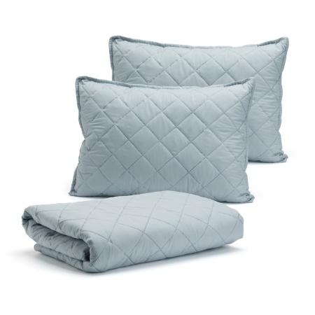 Покривка за двойно легло 200x220 Sweet V5 Grey, 2 възглавници 50x70 cm