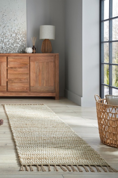Пътека Levi от естествен юта 60X230 см, Flair Rugs