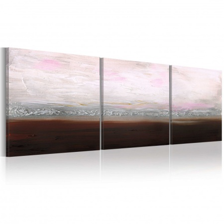 Ръчно рисувана картина - Спокоен бряг 150x50 см