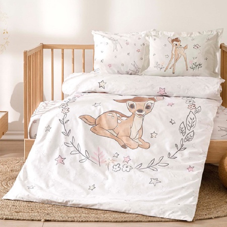Спално бельо за бебешко креватче Sweet Bambi (100% Памук)