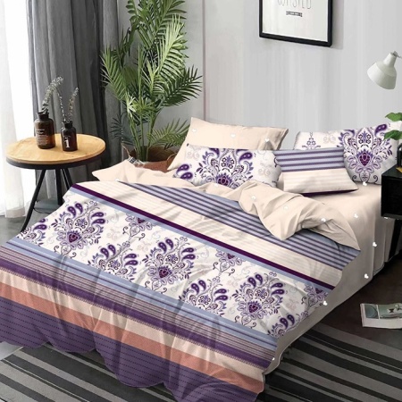 Спално бельо с ластик 180x200 Jara 6 части (Финет)