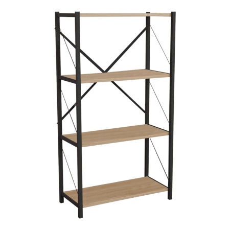 Стелаж за книги Jackrey Pako Pako World Дъб 60x30x114 cm