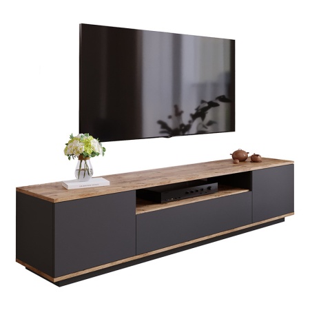 ТВ шкаф Soren сонома - антрацит 180x44.5x44.6см