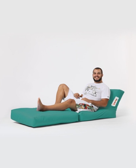Градински пухен фотьойл Siesta Туркоаз 180x55x40 см