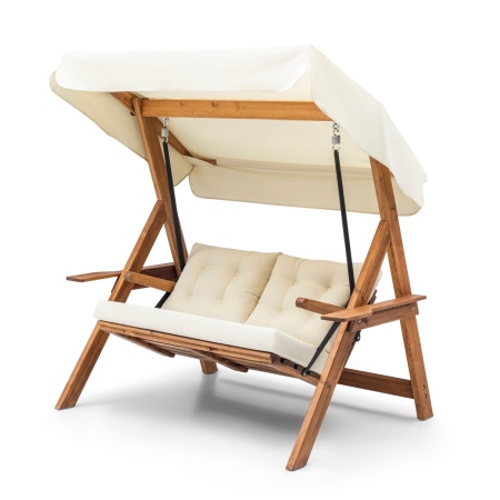 Двоен хамак за люлеене Galata Swing S2 Крем 160x195x120 см