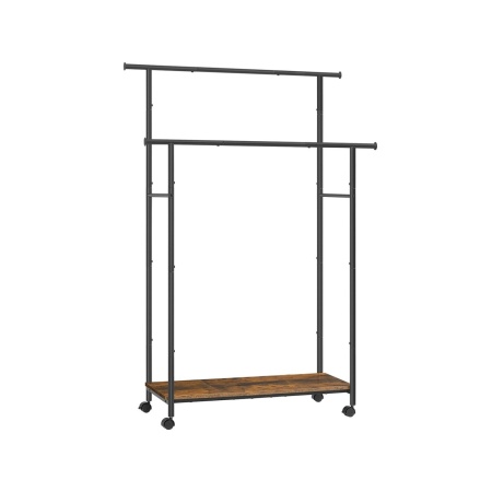 Закачалка на колелца Songmics кафява 98.5x39.6x156.8 см