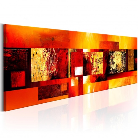 Картина - Златна магия 135x45 см
