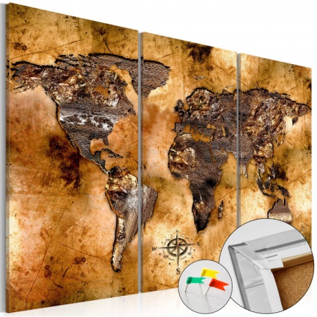 Картина от корк - Нюанс на злато [Коркова карта] 90x60 см