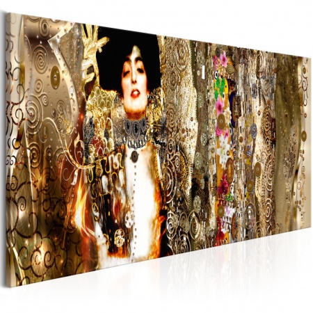 Картина - Юдит и цветя (1 част) тясна 150x50 см