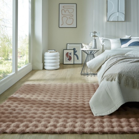 Килим Waffle Waffle Faux Fur Taupe 180X290 cm, Flair Rugs