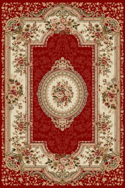Класически килим, Лотос 571, Грена, 80x150 см, 1800 гр/м²