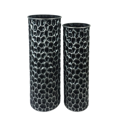 Комплект от 2 вази Phob Pako World Black 21.2x21.2x59 cm
