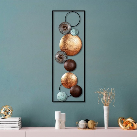 Метална стена с текстурирана повърхност Textured Multicolour 32x90x4 cm