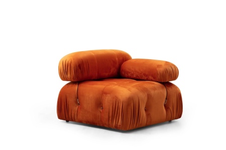 Модулен диван Bubble Оранжев 95x95x75 см