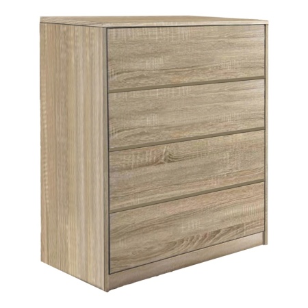 Скрин Kuanger от MDF в естествен цвят 80x40x80 cm
