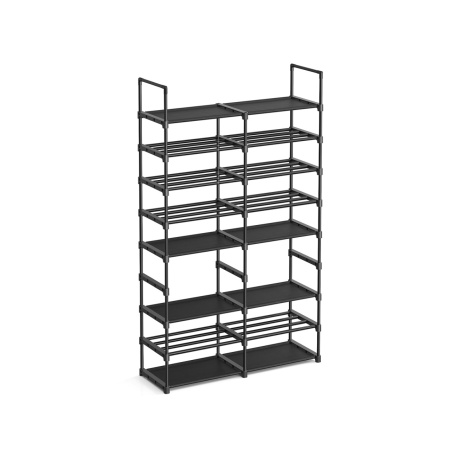 Стойка за обувки Songmics черна 86.9x29.5x29.5x157.6 cm