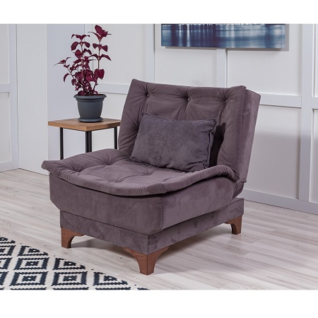 Фотьойл Kelebek Anthracite 75x90x85 cm