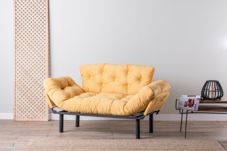 Двуместен разтегателен диван Nitta Mustar 187x70 cm