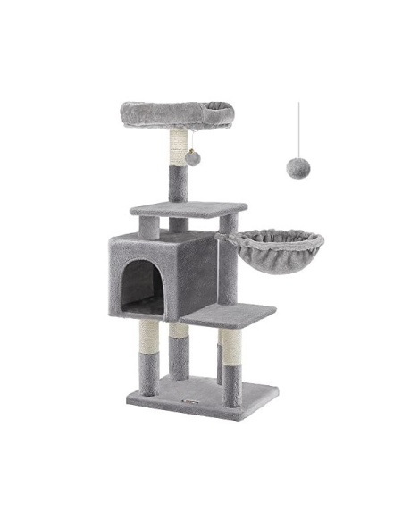 Дърво за котки, Feandrea, PCT52W, Сиво, 110 см