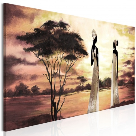 Картина - Африкански богини (1 част) тясна 120x40 см