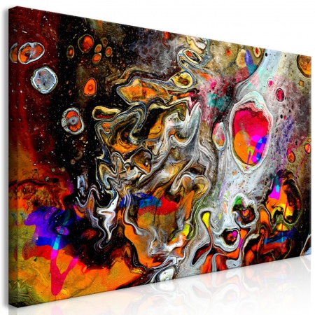 Картина - Вселена от боя (1 част) широка 120x60 см