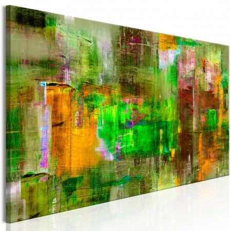 Картина - Зелена земя 150x50 см