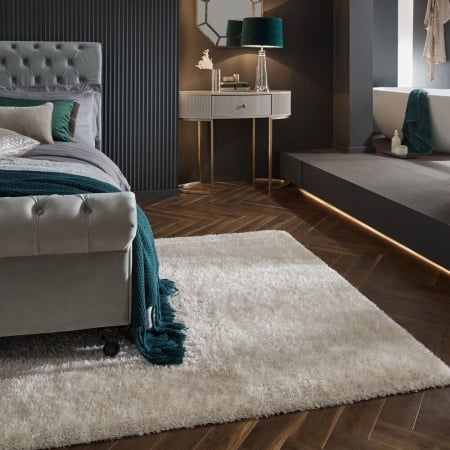 Килим от велур в слонова кост 160X230 см, Flair Rugs