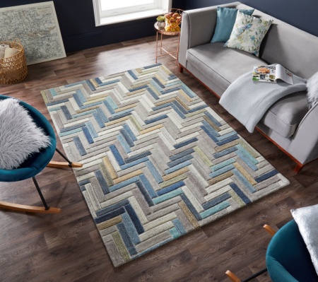 Килим Русо Натурален/Многоцветен 120X170 см, Flair Rugs