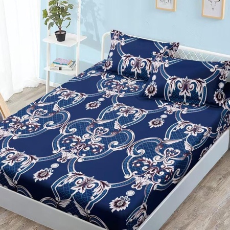 Лист за легло с еластична лента и 2 калъфки за възглавници Martin 180x200 см (Финет)