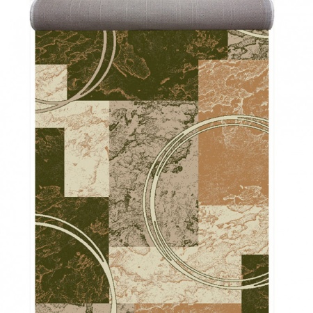 Пътека Лотос 15001, Зелена 100x800 см, 1800 гр/м²