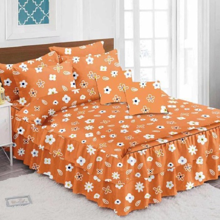 Спално бельо с волани Orange Garden 6 части (фино)