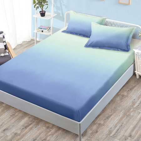 Чаршаф с ластик и 2 калъфки за възглавници Junne Rainbow V8 180x200 cm (Finet)