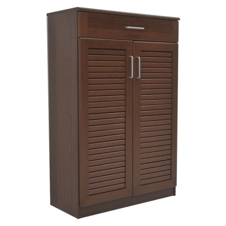 Шкаф за обувки Sante за 20 чифта, цвят антик орех 80x37x123см