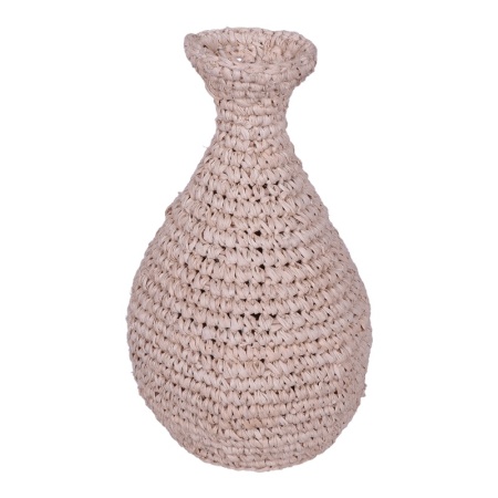Sannery Boho Sannery плетена ваза Pako World Natural 20x20x32 cm