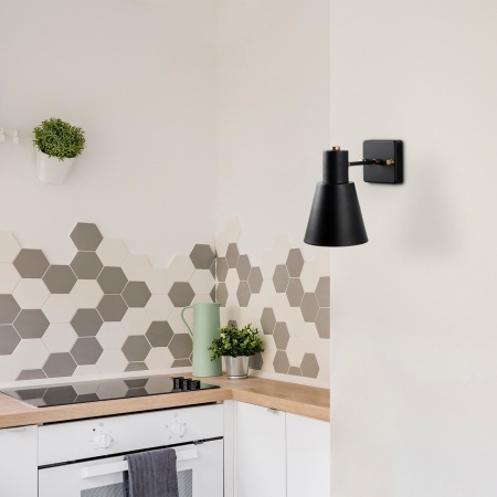 Аплика Funnel Черен 14x24x21 см