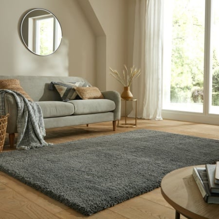 Килим Feather Soft CHARCOAL 160X230 см, Flair Rugs
