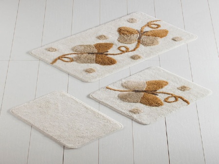 Комплект от 3 изтривалки за баня Mari Caramel (Acryl)